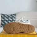 「#4656」FENDI Leather Casual Plimsoll Shoes