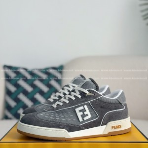 「#4657」FENDI Leather Casual Plimsoll Shoes
