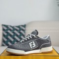「#4657」FENDI Leather Casual Plimsoll Shoes
