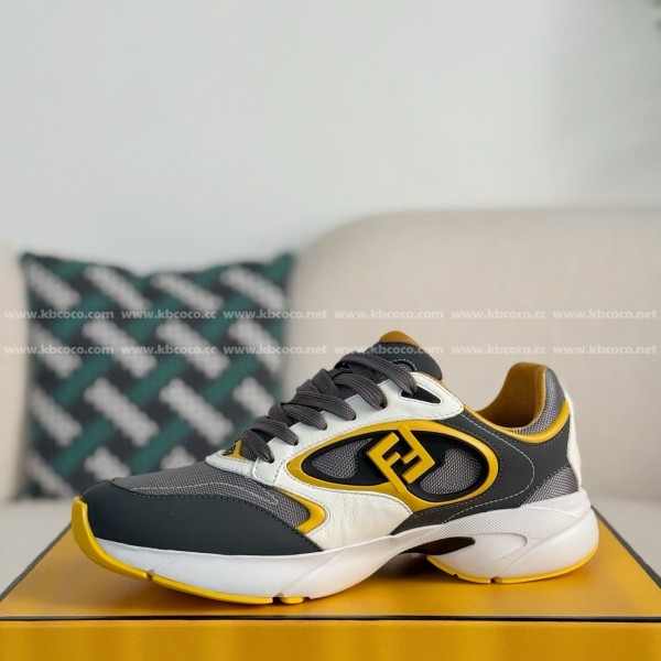 FENDI Leather Casual Low-Top Shoes