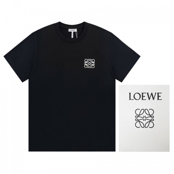 「#4660」LOEWE classic chest LOGO basic short sleeves