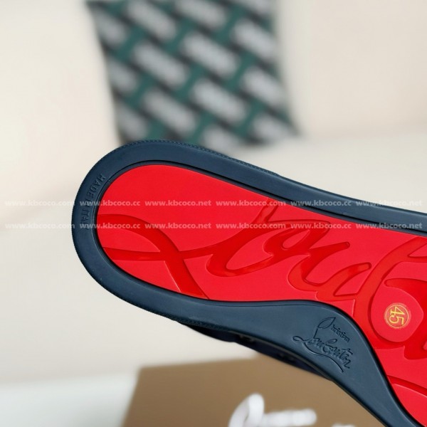 Christian Louboutin Faux Suede Sneakers