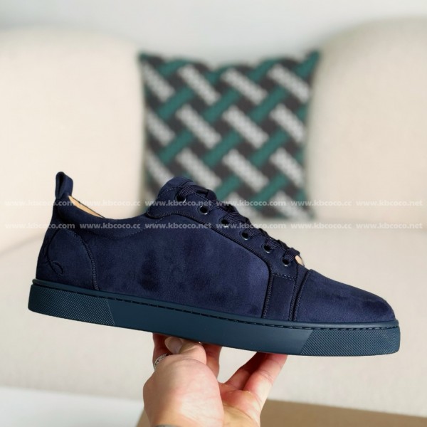 Christian Louboutin Faux Suede Sneakers