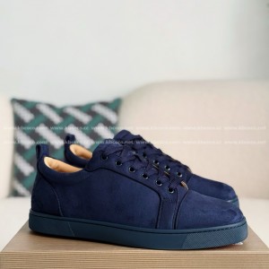 「#4682」Christian Louboutin Faux Suede Sneakers