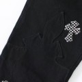 「#4695」Chrome Hearts pink cross checkerboard trousers