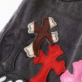 「#4698」Chrome Hearts multi-color ghost face jeans