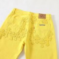 「#4712」Chrome Hearts New York limited edition yellow jeans
