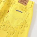 「#4712」Chrome Hearts New York limited edition yellow jeans