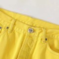 「#4712」Chrome Hearts New York limited edition yellow jeans