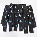 「#4714」Chrome Hearts London Limited Edition Blue Leather and Black Jeans