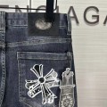 「#4718」Chrome Hearts hardware logo jeans