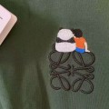 「#4732」LOEWE panda embroidered short sleeves