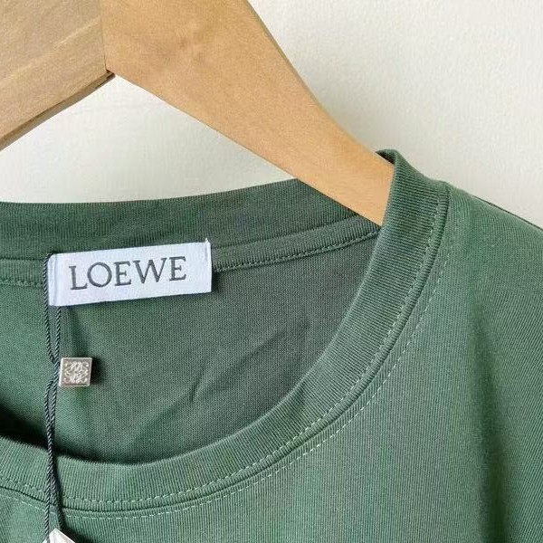 LOEWE panda embroidered short sleeves