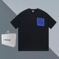 「#4733」LOEWE blue logo on chest short sleeves