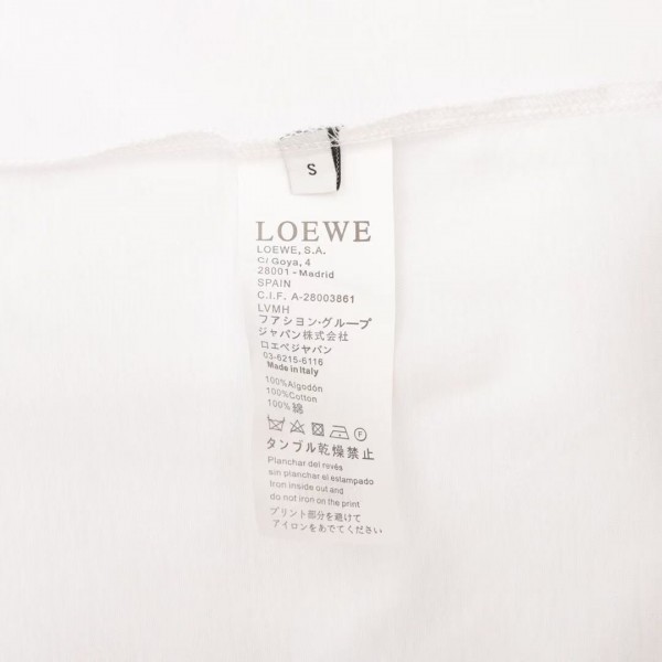 LOEWE classic chest LOGO basic short sleeve