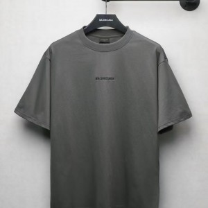 「#4737」Paris front and back letter embroidery short sleeves