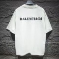 「#4738」BLCG Blurred Slogan Short Sleeves