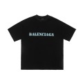 「#4739」BLCG Blurred Slogan Short Sleeves
