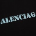 「#4739」BLCG Blurred Slogan Short Sleeves