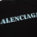 「#4739」BLCG Blurred Slogan Short Sleeves