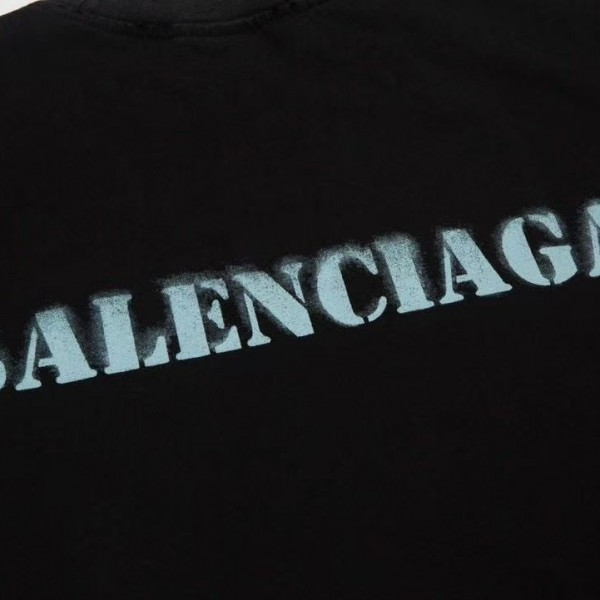 BLCG Blurred Slogan Short Sleeves