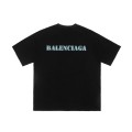 「#4739」BLCG Blurred Slogan Short Sleeves