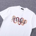 「#4743」AMIRI Spring and Summer Snake Print Letter Pattern Short Sleeve