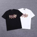 「#4743」AMIRI Spring and Summer Snake Print Letter Pattern Short Sleeve