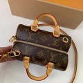 「#4759」New NANO SPEEDY DATING Monsoon handbag M13226, 10.5*11.5*18cm