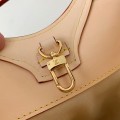 「#4760」New RIVAGE BB white tri-color handbag M14680, 18*7*12cm
