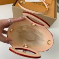 「#4760」New RIVAGE BB white tri-color handbag M14680, 18*7*12cm