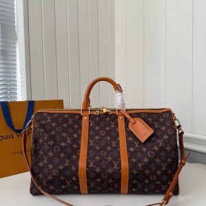「#4763」New KEEPALL BANDOULIÈRE 50 travel bag M13977