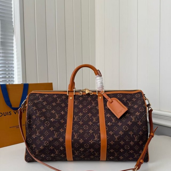 「#4763」New KEEPALL BANDOULIÈRE 50 travel bag M13977