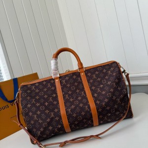 「#4763」New KEEPALL BANDOULIÈRE 50 travel bag M13977