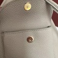 「#4772」loro piana extra imported off-white cowhide drawstring backpack, size: 25*27*14cm