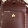 「#4775」loro piana extra black imported cowhide drawstring backpack, size: 25*27*14cm