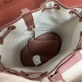 「#4779」loro piana extra caramel canvas drawstring backpack, size: 25*27*14cm