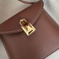 「#4779」loro piana extra caramel canvas drawstring backpack, size: 25*27*14cm