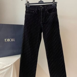 「#4782」DIOR AND KAWS Classic Jeans