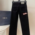 「#4782」DIOR AND KAWS Classic Jeans