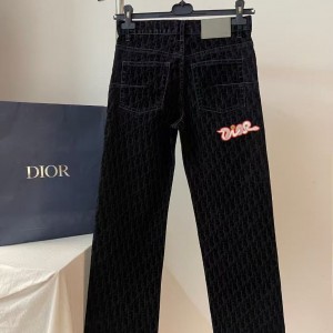 「#4782」DIOR AND KAWS Classic Jeans