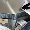 「#4784」Gucci cuffed washed jeans