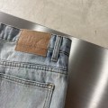 「#4784」Gucci cuffed washed jeans