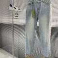 「#4784」Gucci cuffed washed jeans