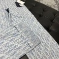 「#4785」Dior all over print jeans blue