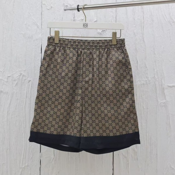 「#4789」GUCCI2025 new letter full print shorts