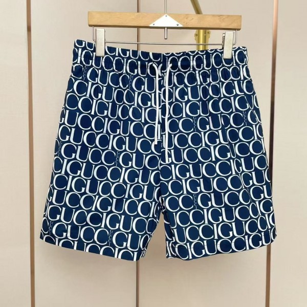 「#4790」GUCCI2025 new letter full print shorts