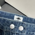「#4792」Dior diamond laser embroidered jeans
