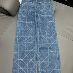 「#4792」Dior diamond laser embroidered jeans