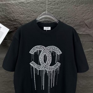 「#4798」Chanel 2025 new heavy iron brick T-shirt